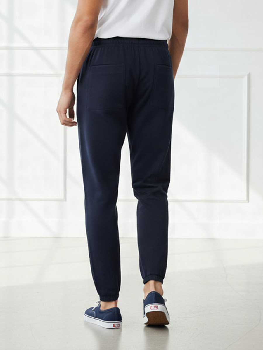 Men Relaxed Fit Joggers with Panel Detail