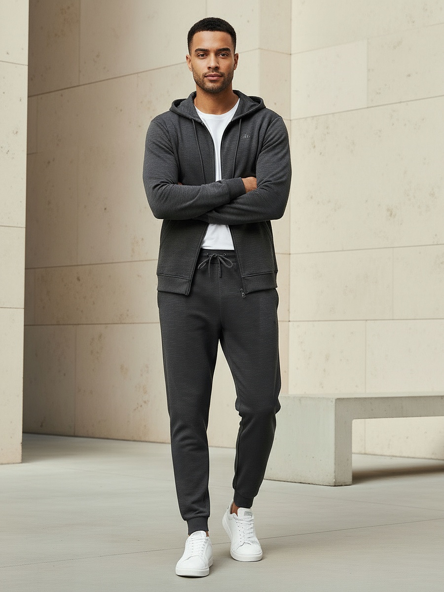 Men Drawstring Waist Joggers