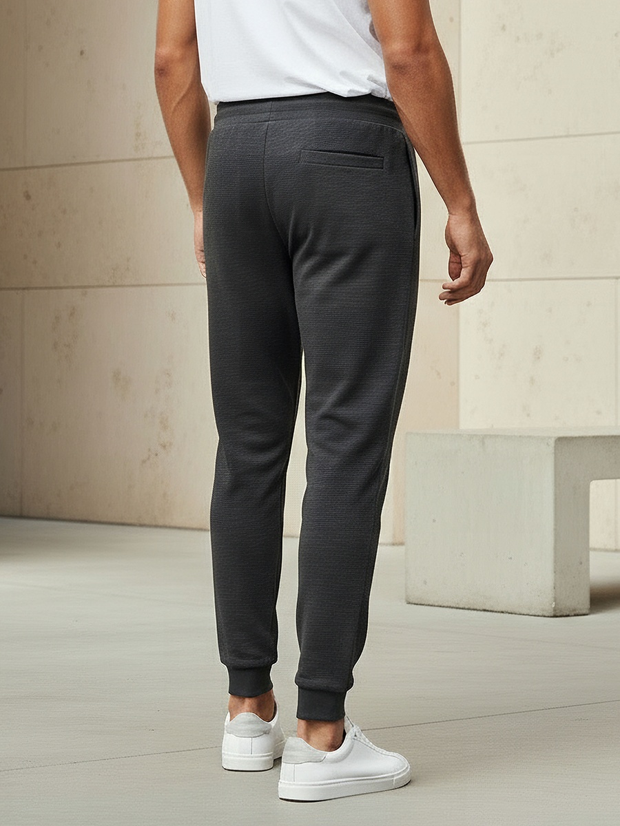 Men Drawstring Waist Joggers