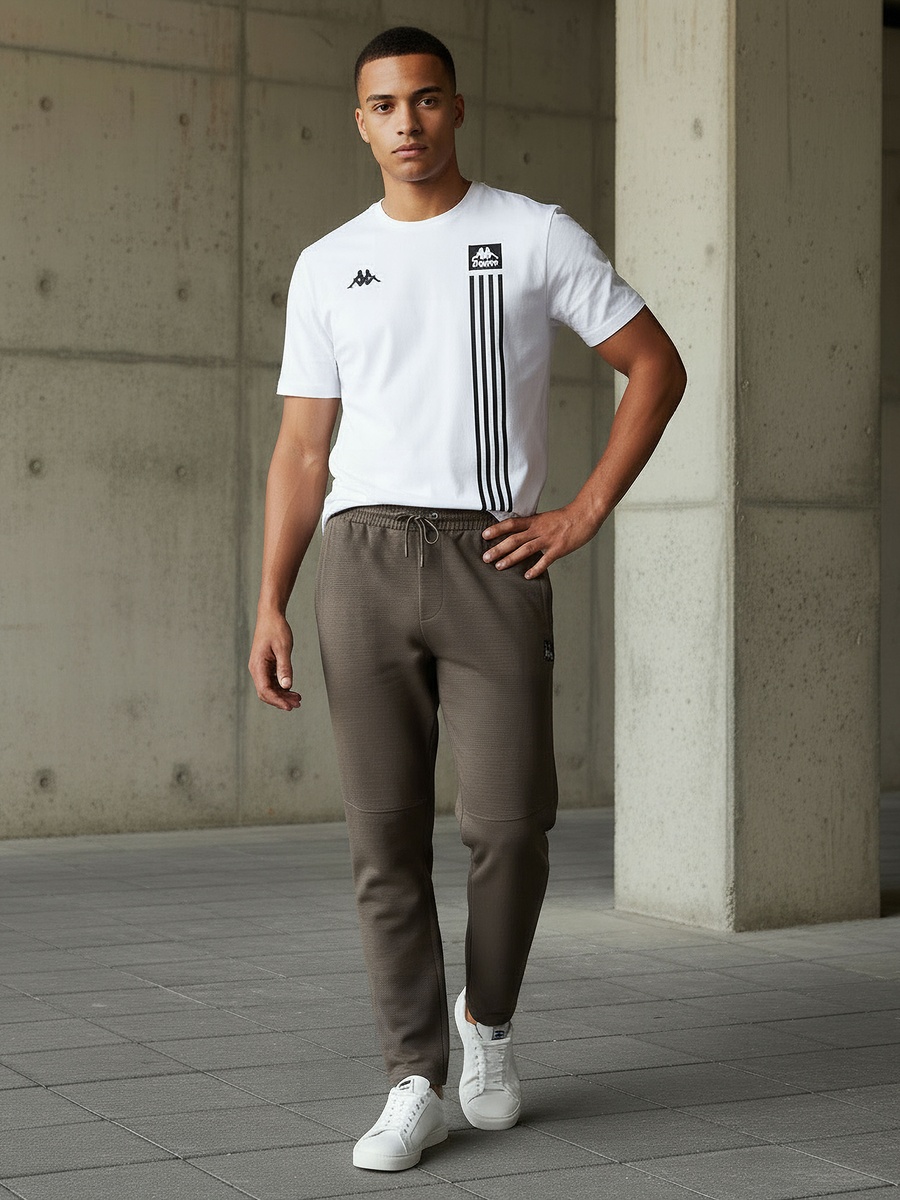 Men Panelled Track Pants