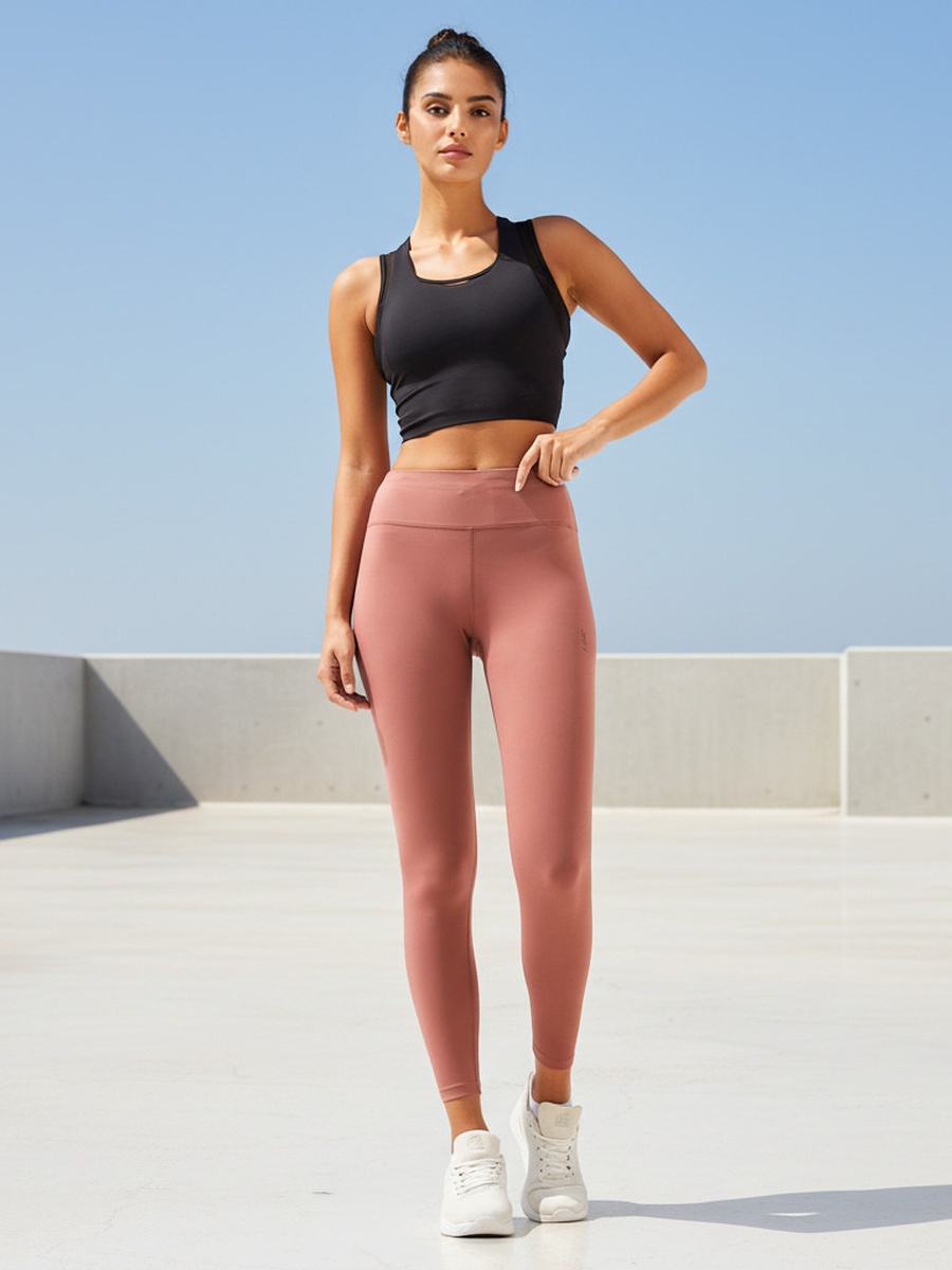 Women Performance Elastic Waist Leggings