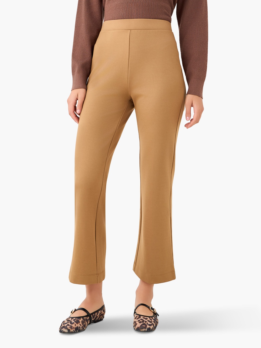High Rise Ankle Length Bootcut Trousers