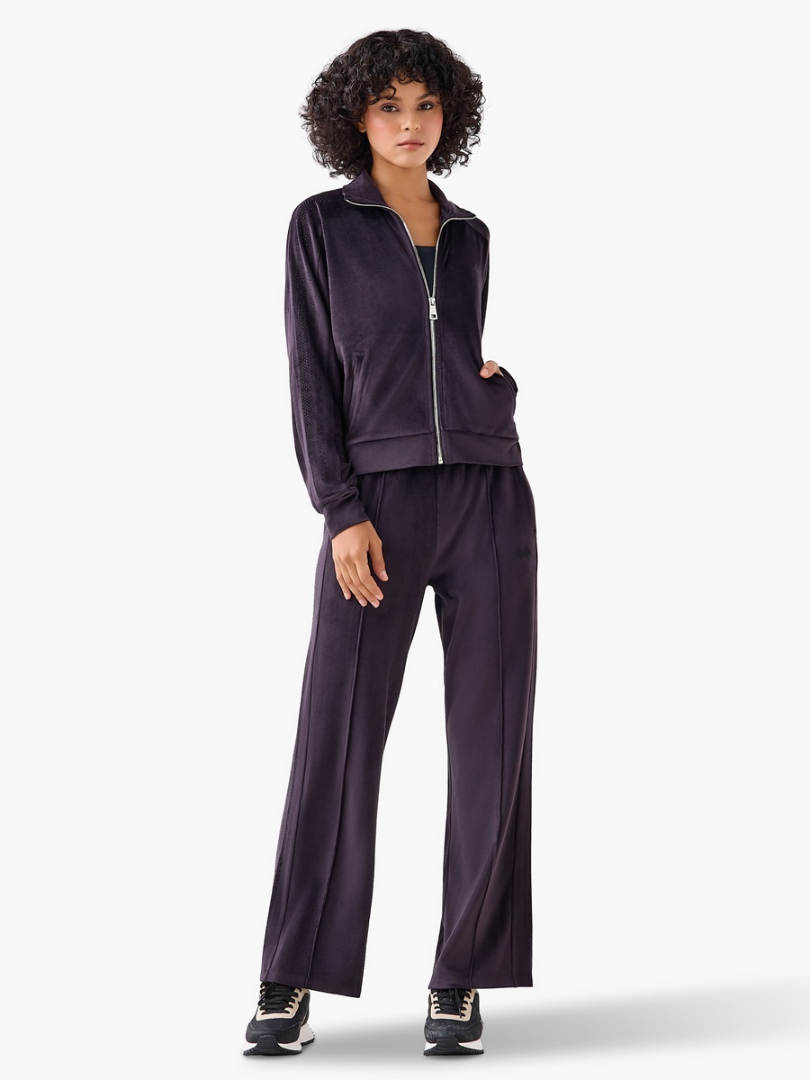 Women Velour Embellished Jacket