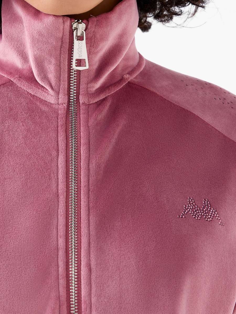 Women Velour Embellished Jacket