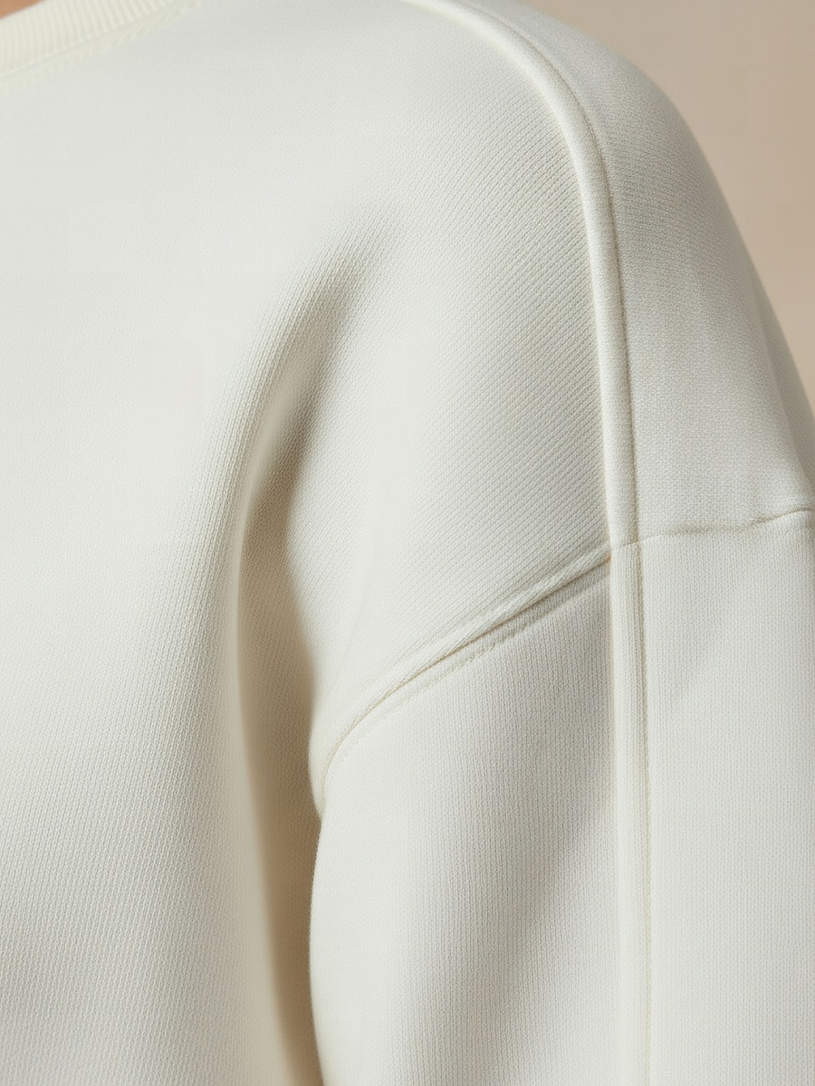 Relaxed Fit Sweatshirt with Cut and Sew