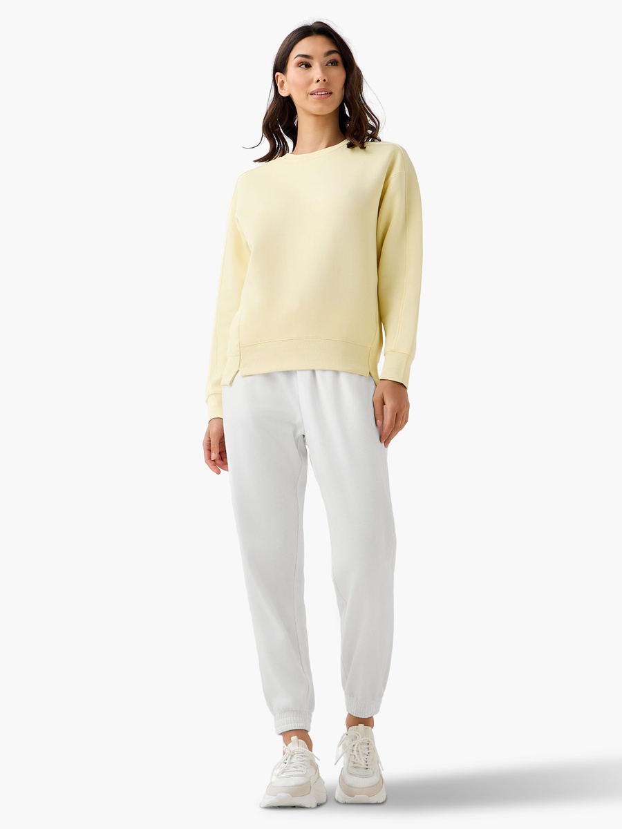 Relaxed Fit Sweatshirt with Cut and Sew