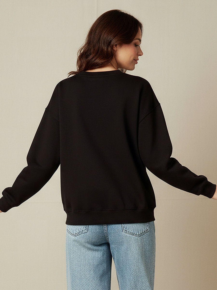 Regular Fit Sweatshirt with Applique