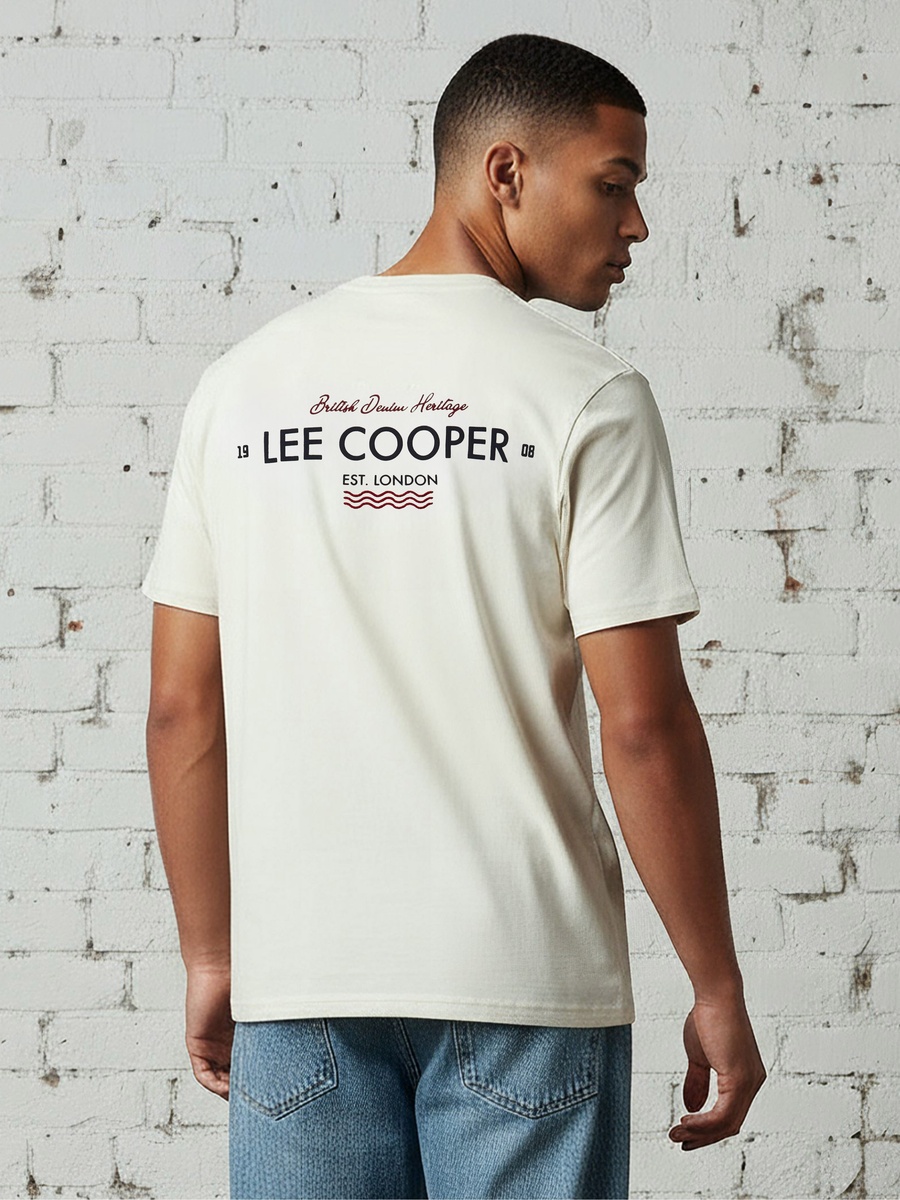 Men Regular Fit Crew Neck Short Sleeves Logo Embroidered T-Shirt