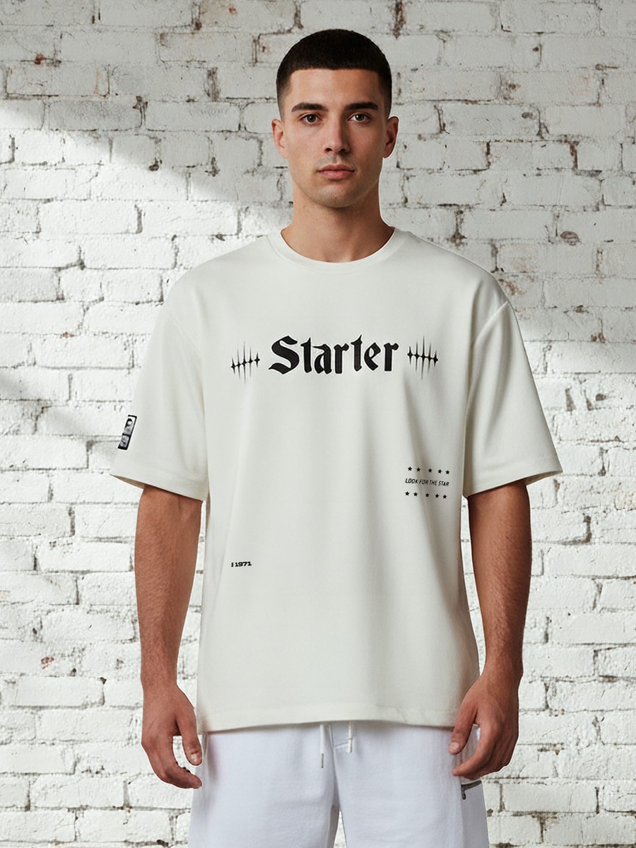 Men Regular Fit Round Neck Short Sleeves Printed T-Shirt