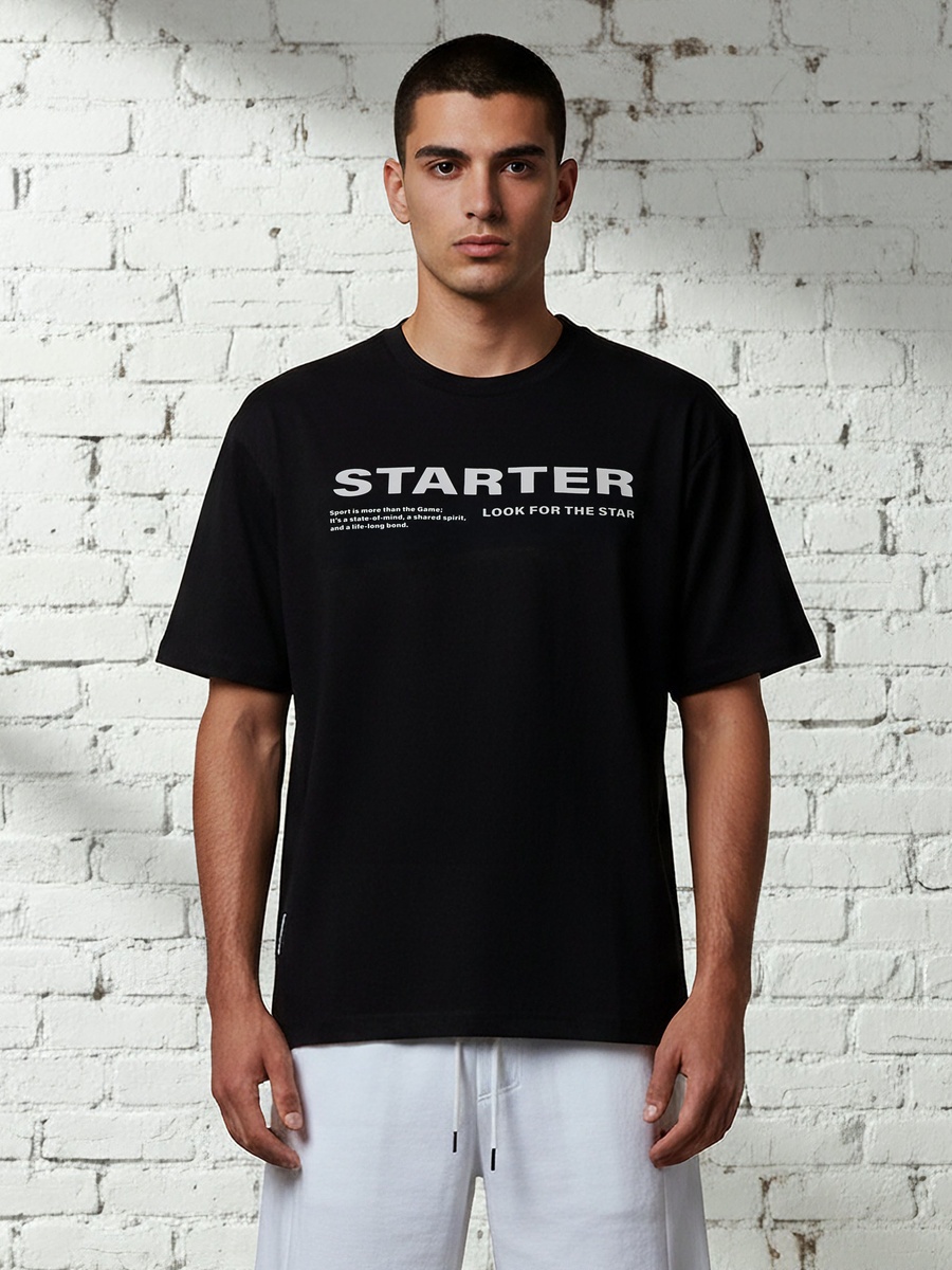 Men Regular Fit Round Neck Short Sleeves Printed T-Shirt