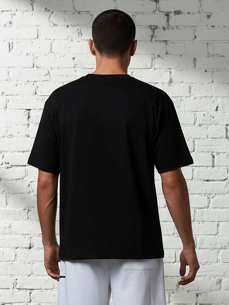 Men Regular Fit Round Neck Short Sleeves Printed T-Shirt