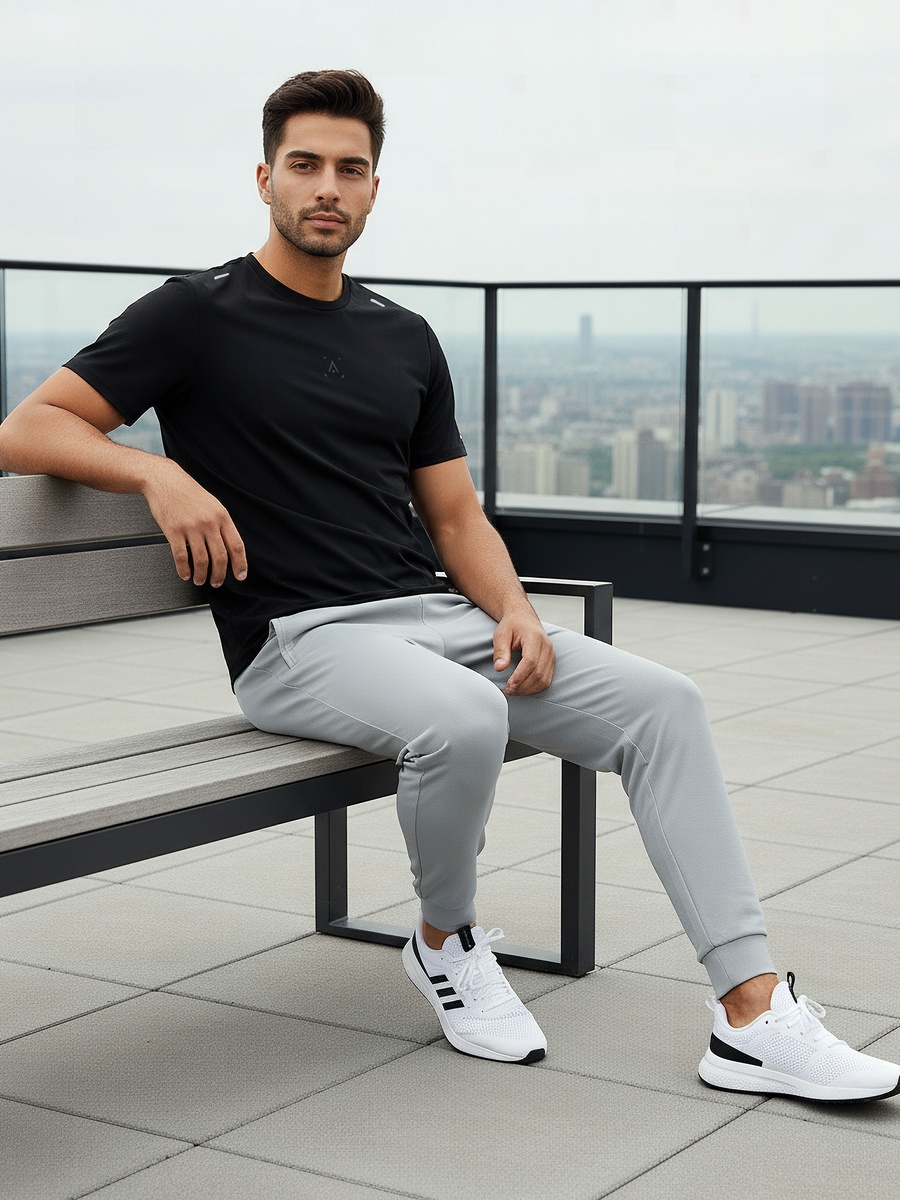 Men 2 Way Stretch Performance T-Shirt