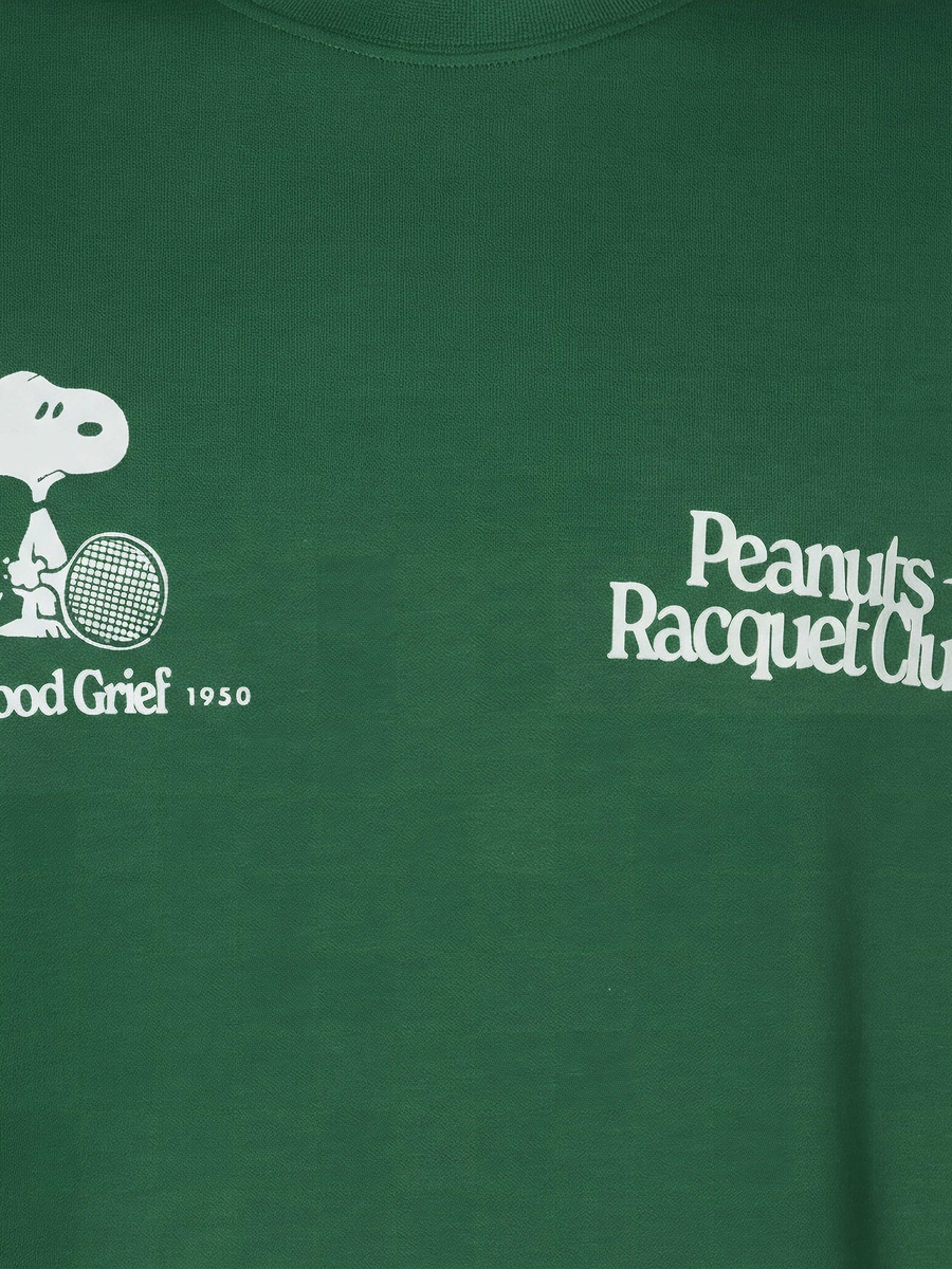 Men Regular Fit Crew Neck Short Sleeves Peanuts Print T-Shirt