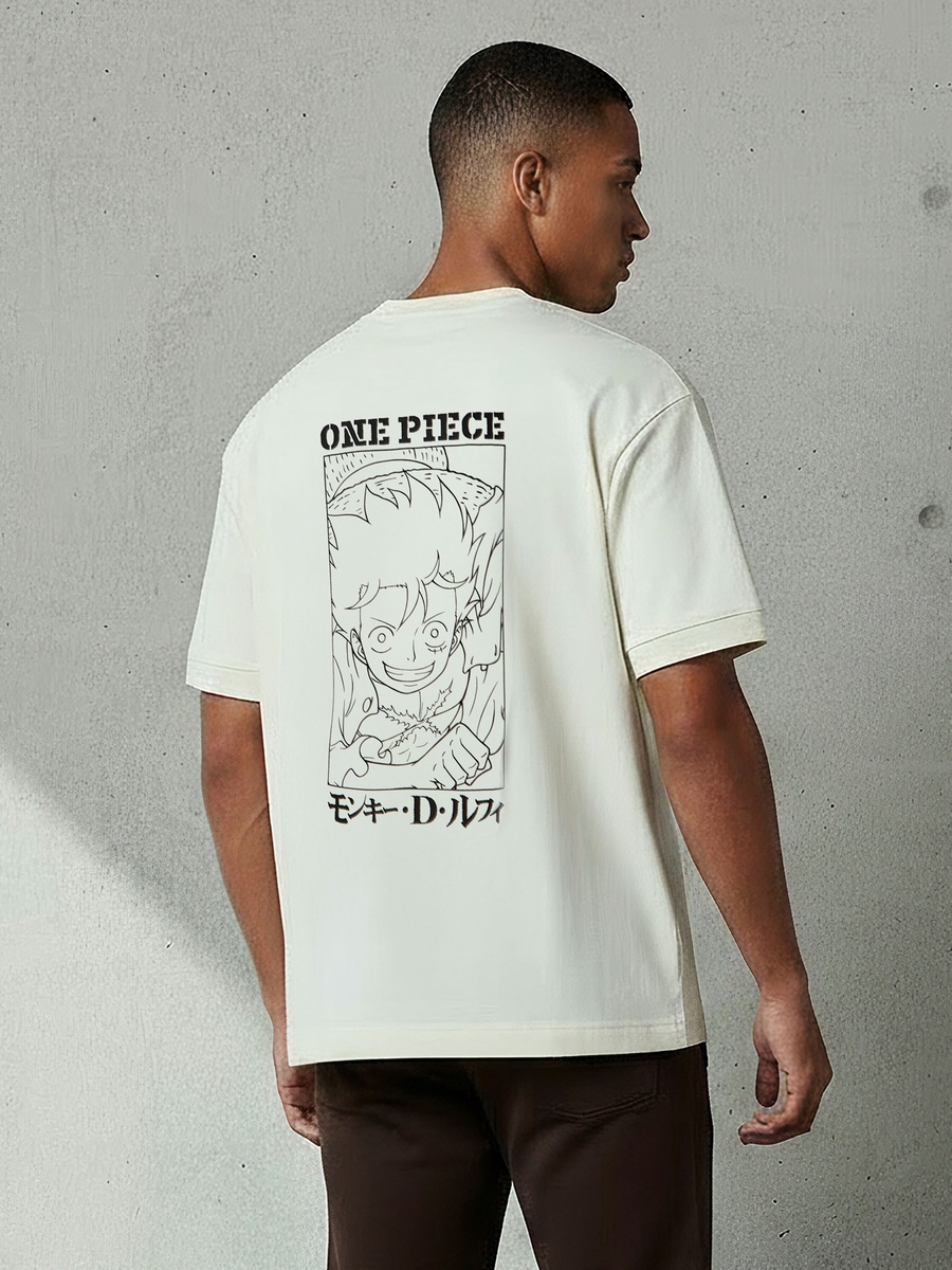 Men Regular Fit Crew Neck Short Sleeves One Piece Print T-Shirt