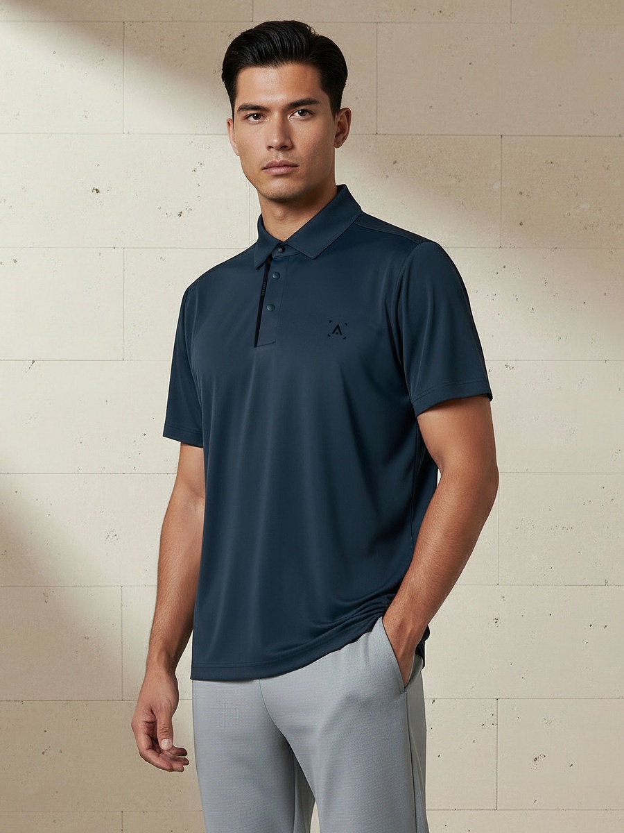 Men Stretchable Performance Polo T-Shirt