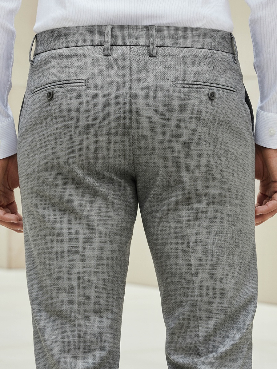 Men Slim Fit Formal Trousers