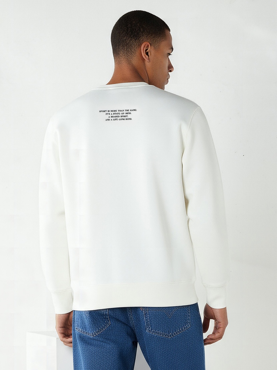 Men Regular Fit Logo Print Sweatshirt