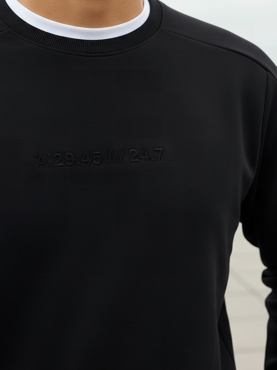Men Embossed Sweatshirt
