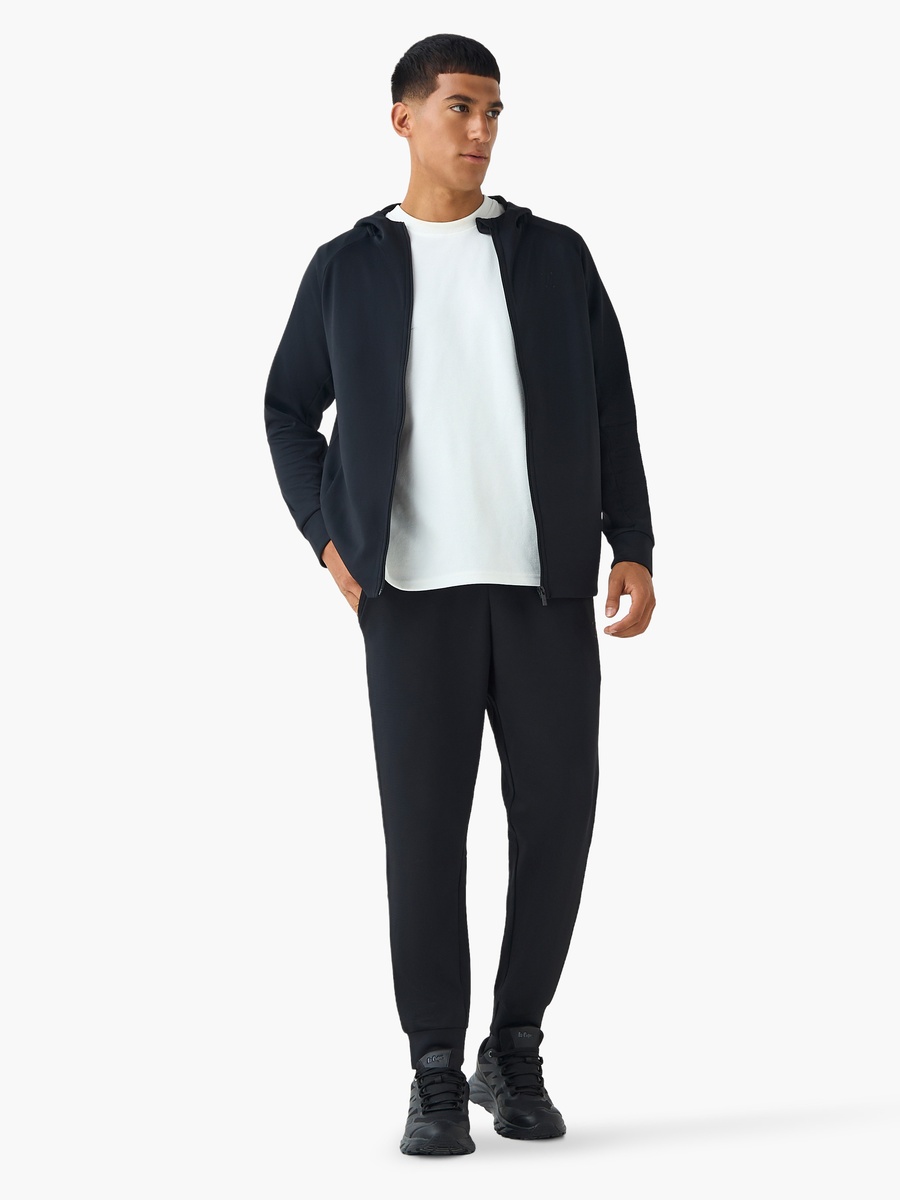 Men Zip Through Hoodie