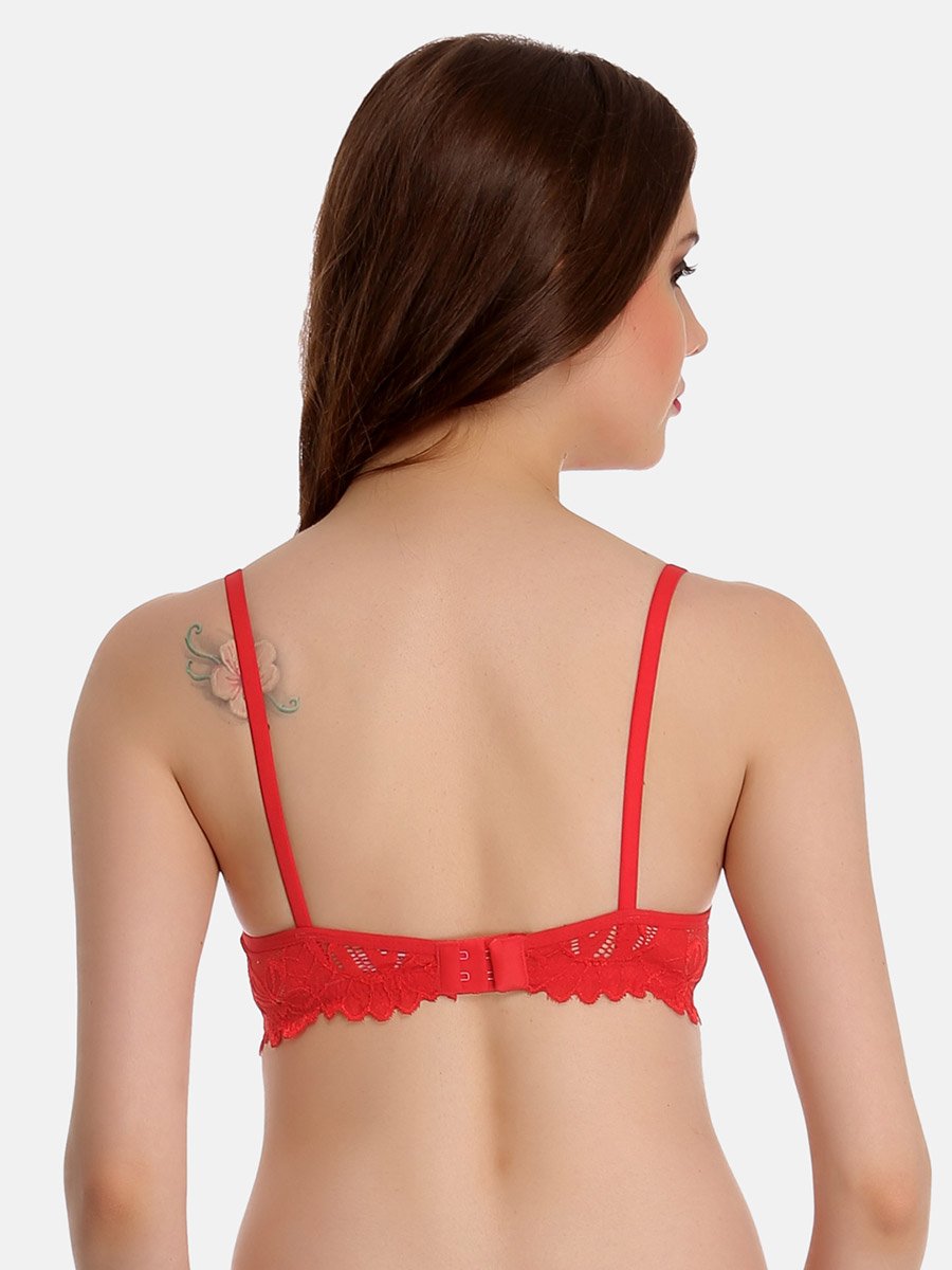 Lace Non-Padded Wirefree Full Coverage Bra