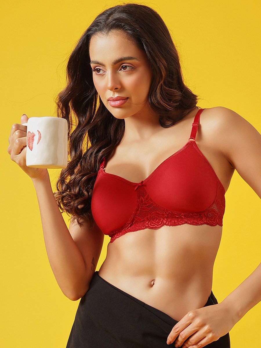 Flair Non-Padded Non-Wired Full Coverage Spacer Cup T-shirt Bra