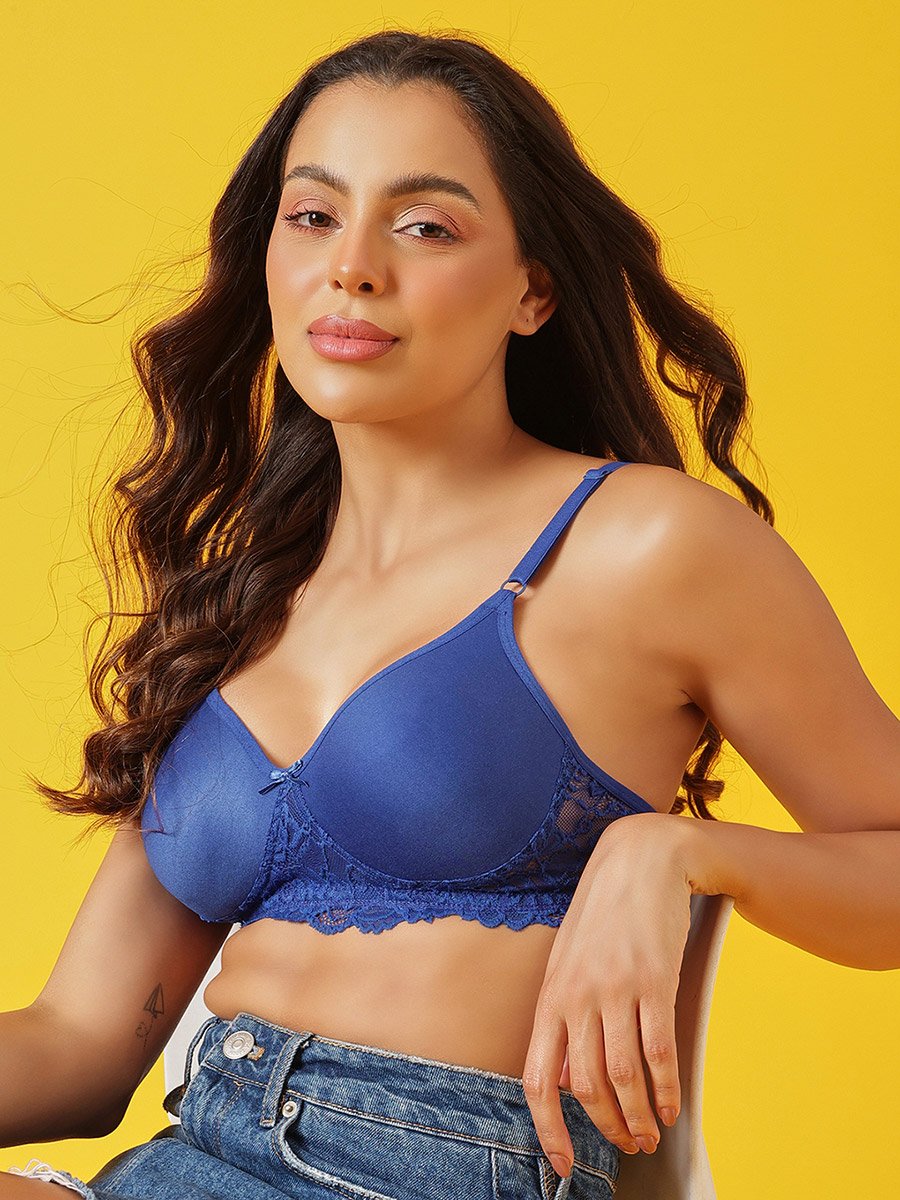 Flair Non-Padded Non-Wired Full Coverage Spacer Cup T-shirt Bra