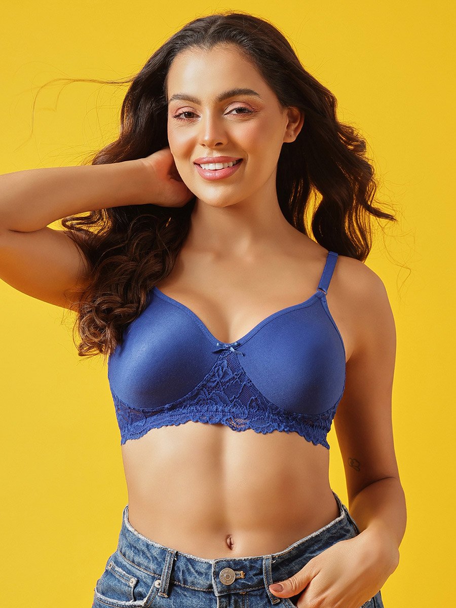 Flair Non-Padded Non-Wired Full Coverage Spacer Cup T-shirt Bra