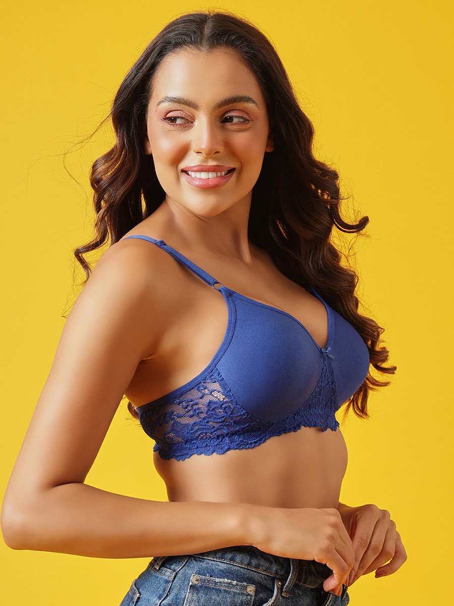 Flair Non-Padded Non-Wired Full Coverage Spacer Cup T-shirt Bra