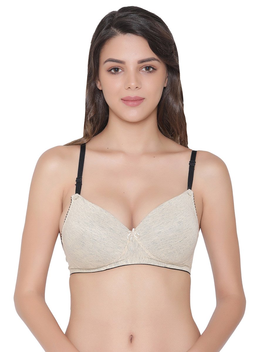 Cotton Rich Push-Up Non-Wired Multiway T-shirt Bra