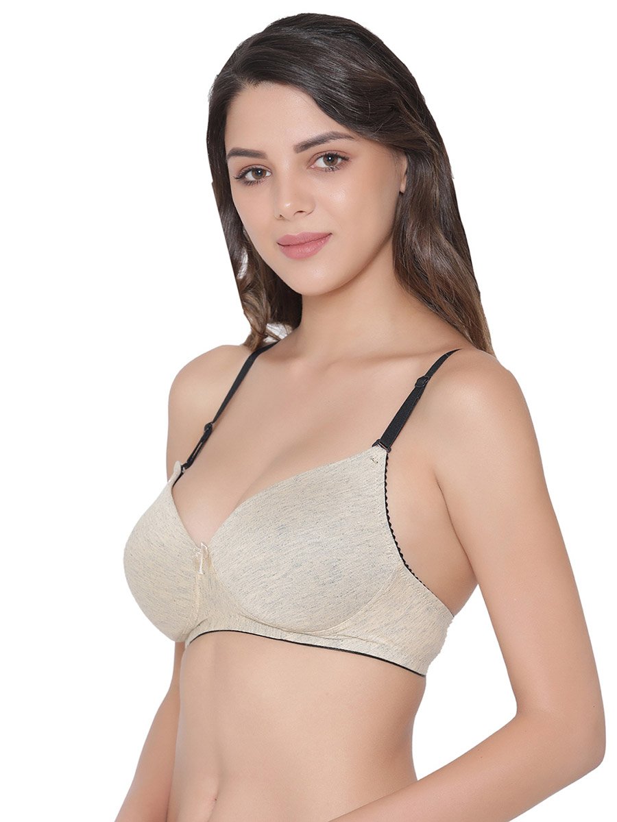 Cotton Rich Push-Up Non-Wired Multiway T-shirt Bra