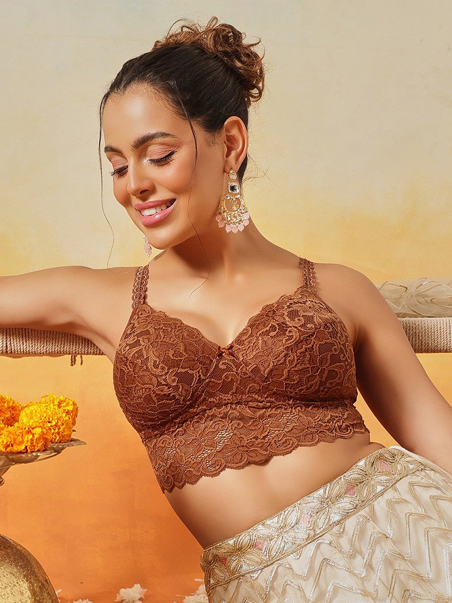 Padded Non-Wired Full Coverage Longline Bralette