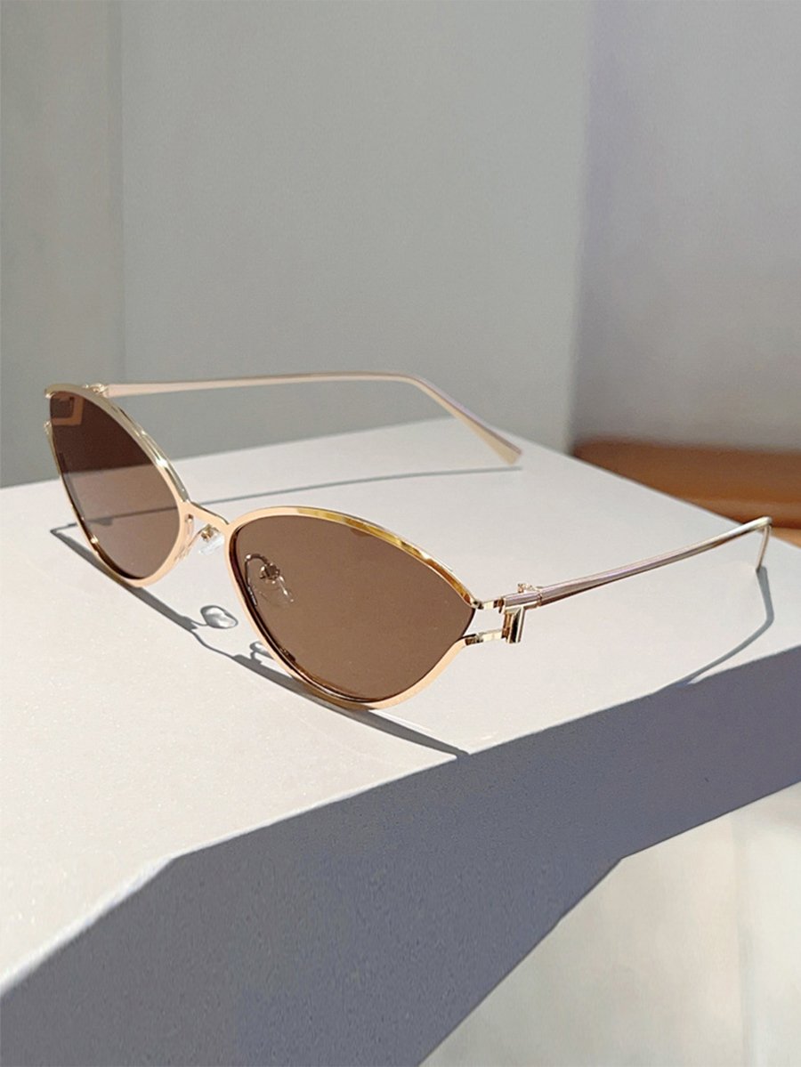 Brown Cat Eye Sunglasses