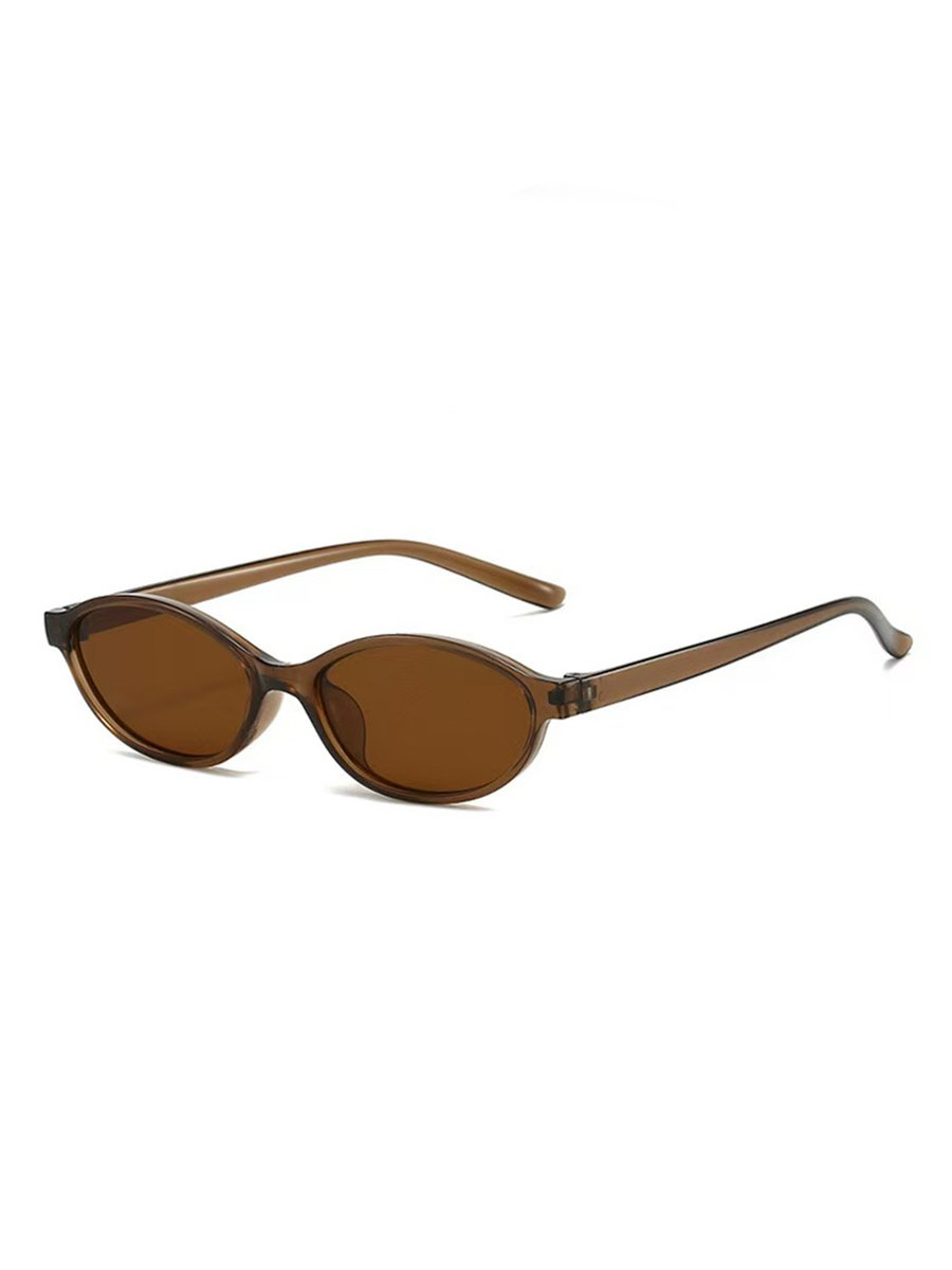 Black Oval Sunglasses
