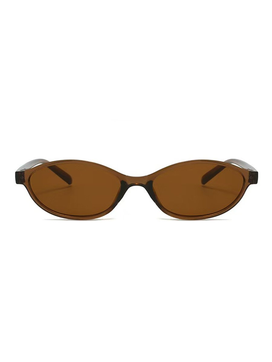 Black Oval Sunglasses