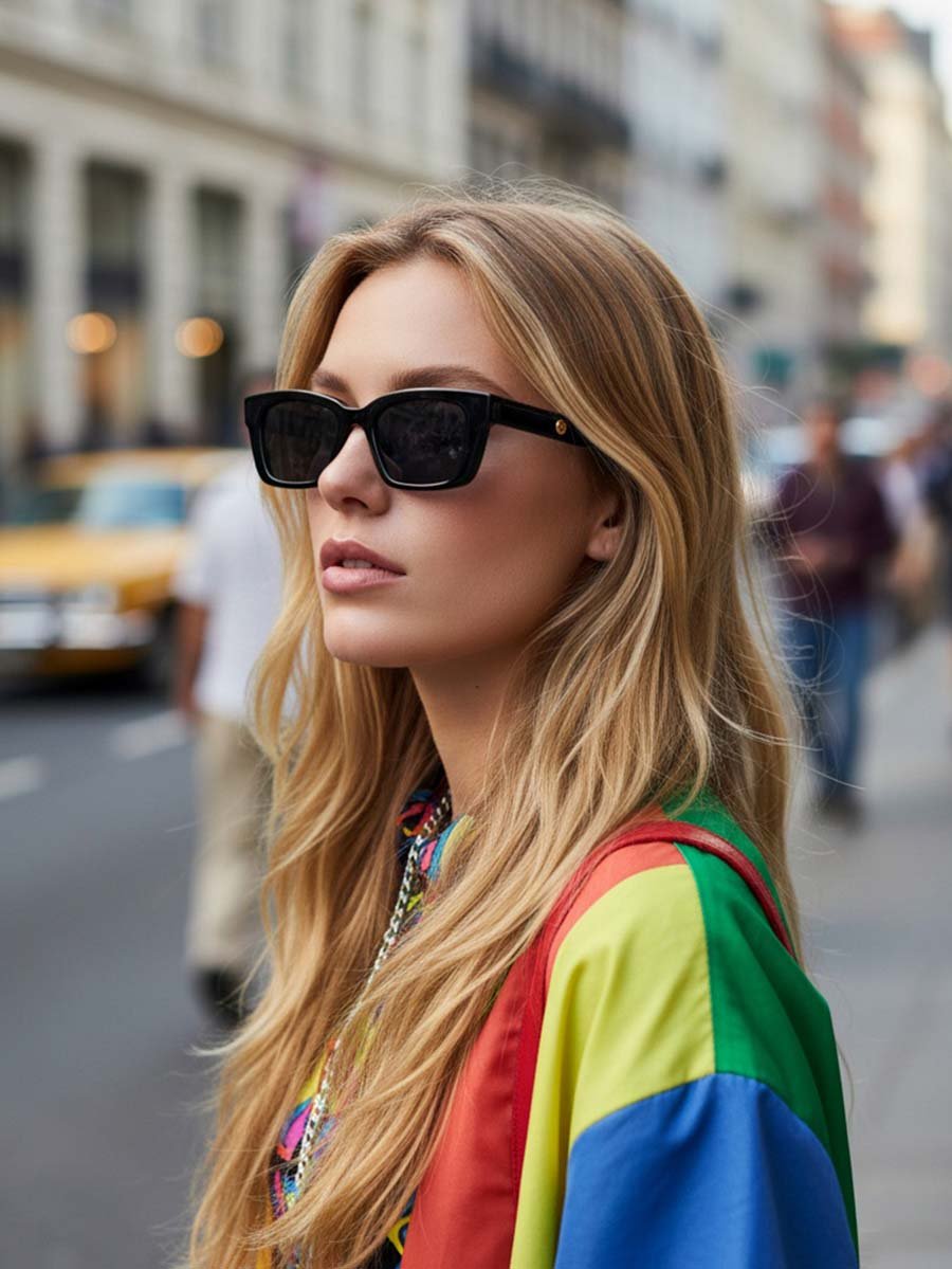 Black Wayfarer Sunglasses