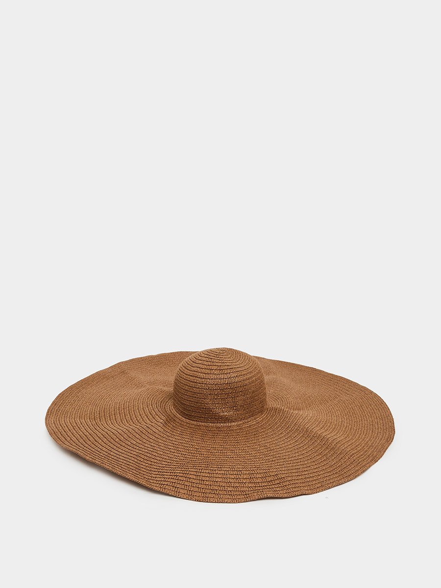 Wide Brim Straw Sun Hat