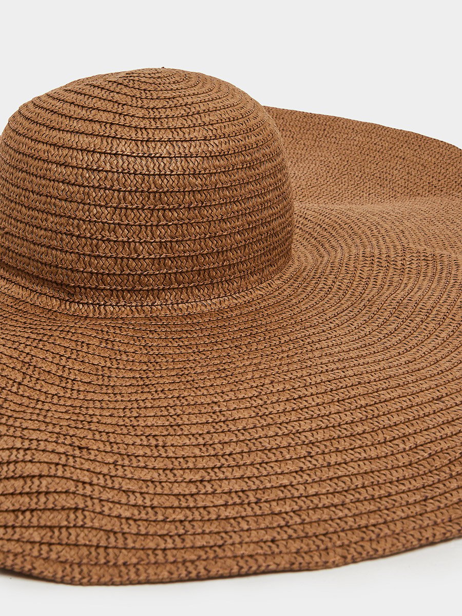 Wide Brim Straw Sun Hat