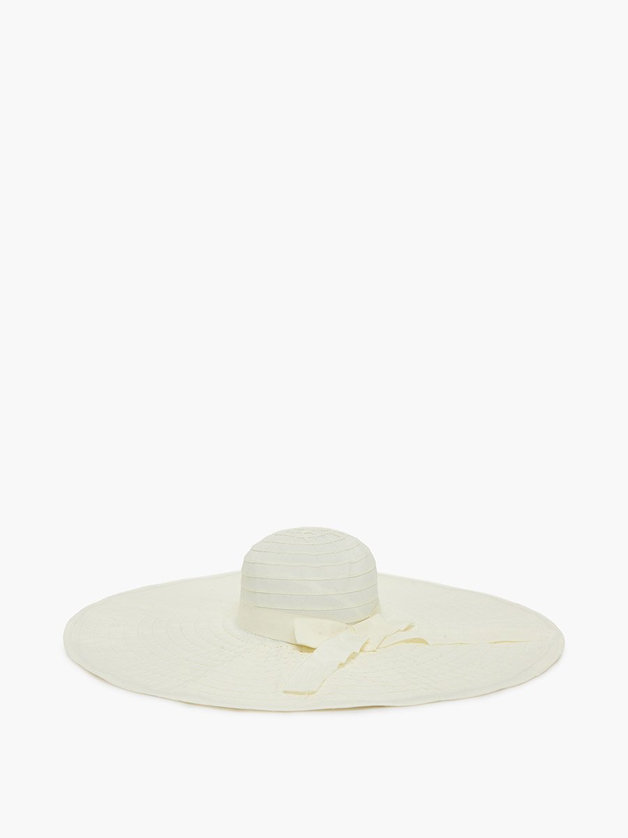 Beige Fedora Sun Hat