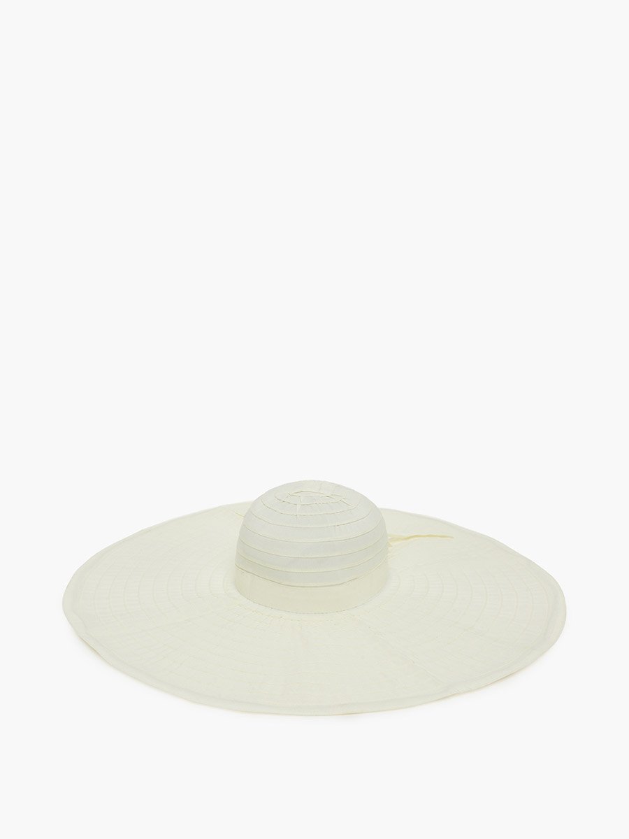 Beige Fedora Sun Hat