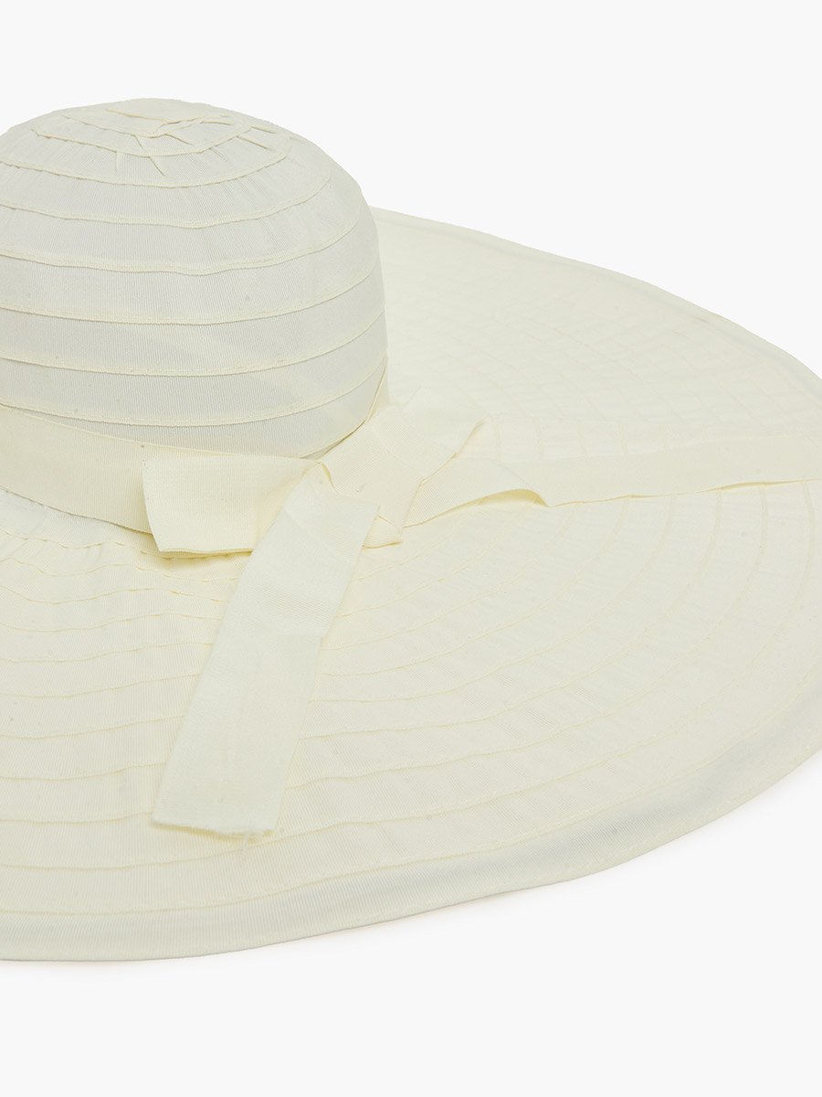 Beige Fedora Sun Hat