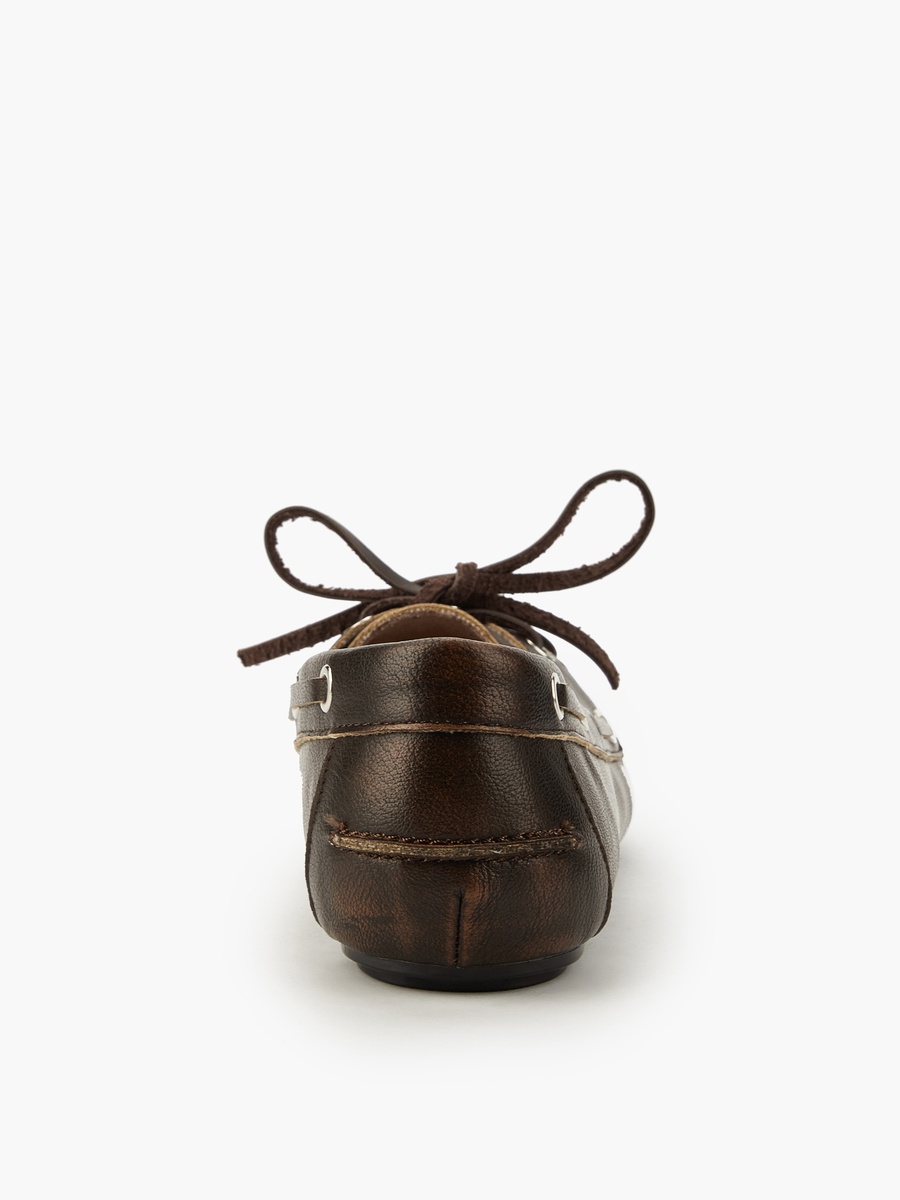 Women Lace-Up Detail Loafers