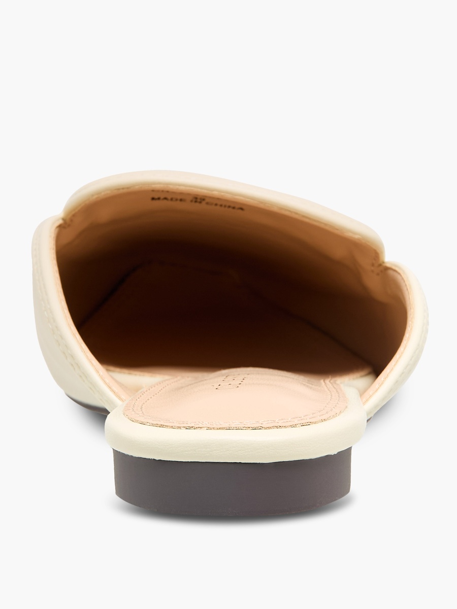 Women Monogram Embossed Mules