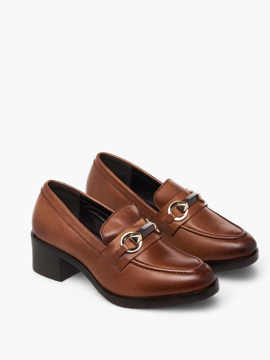Women Block Heel Loafers