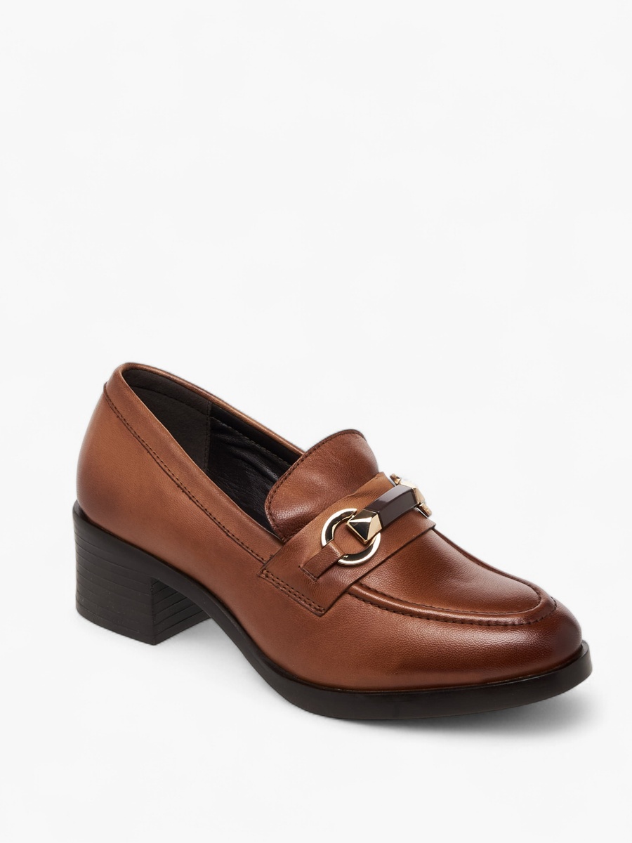 Women Block Heel Loafers