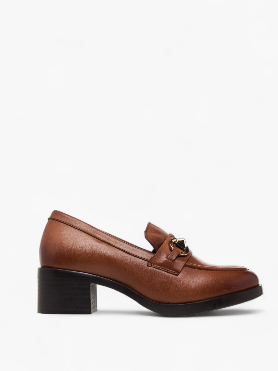 Women Block Heel Loafers