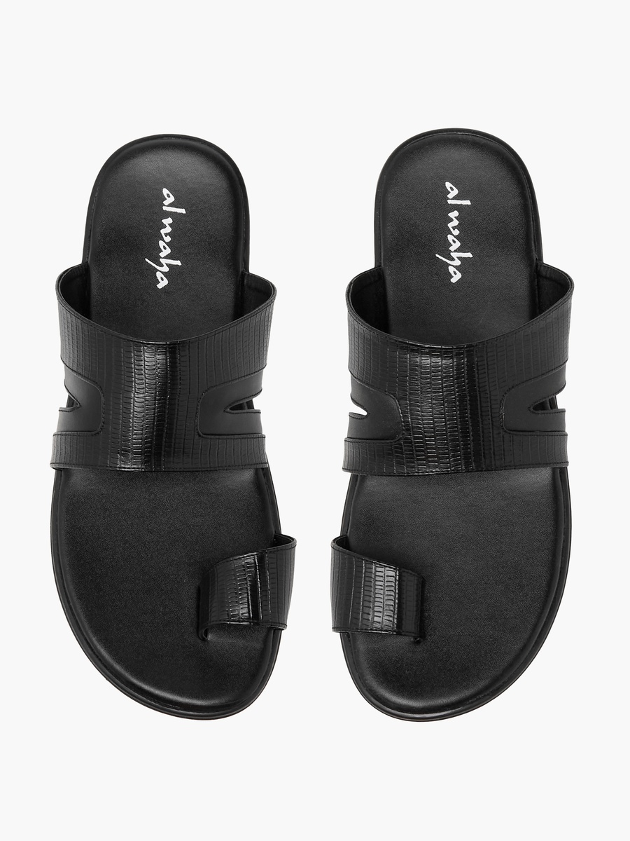 Men Toe Loop Detail Arabic Sandals