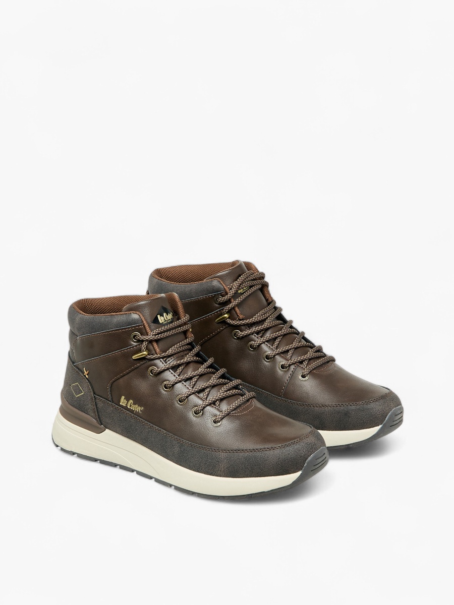 Men Panelled Ankle Boots