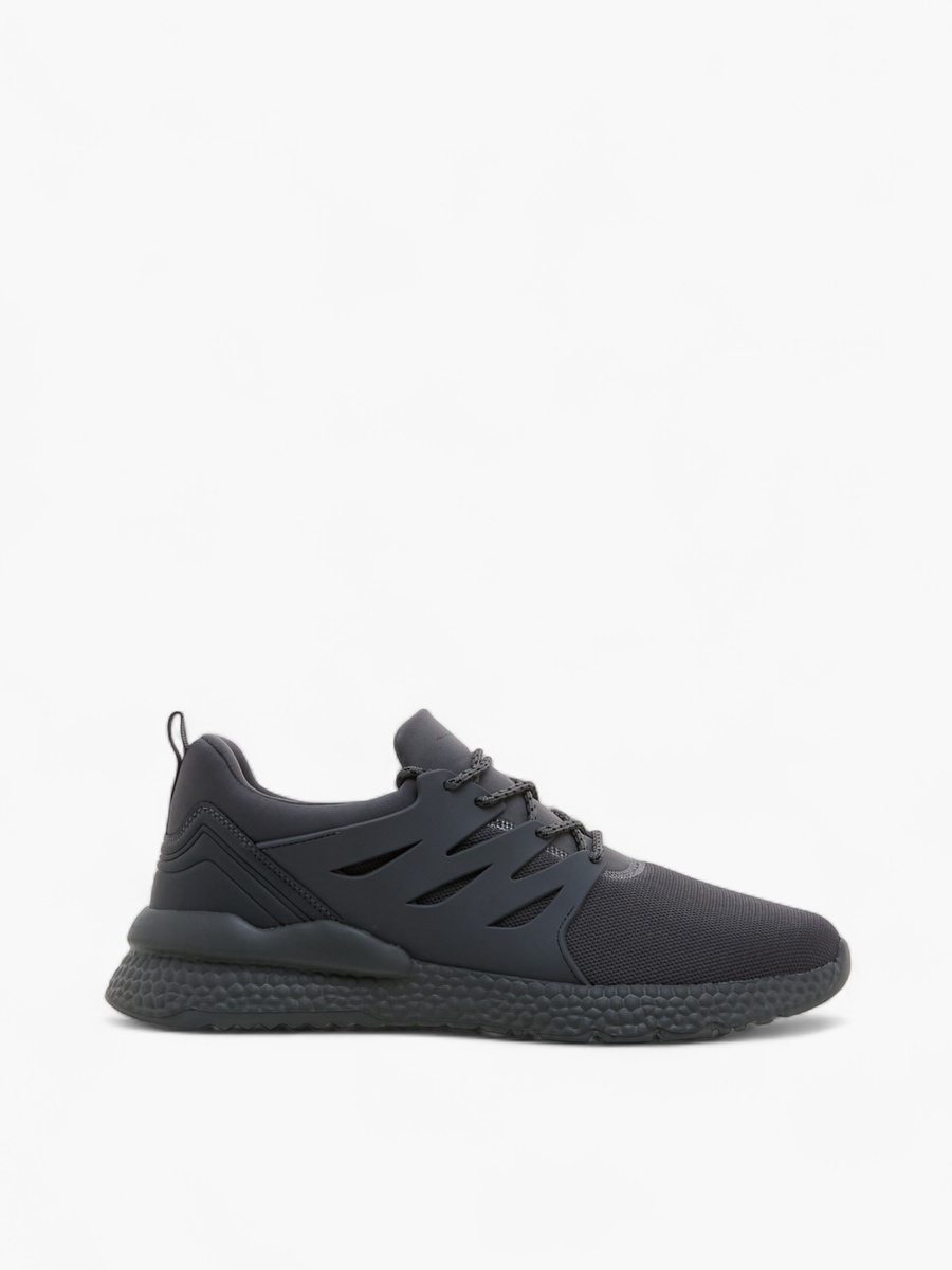 Men Panelled Lace-Up Sports Shoes