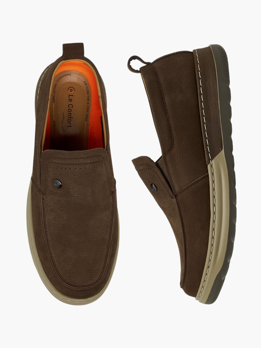 Men Slip-On Leather Loafers