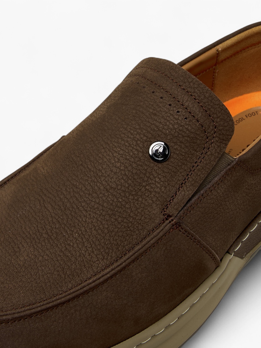 Men Slip-On Leather Loafers